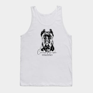 Cane Corso Italiano dog portrait dog mom Tank Top